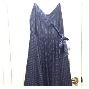 Banana Republic Blue Asymmetric Dress